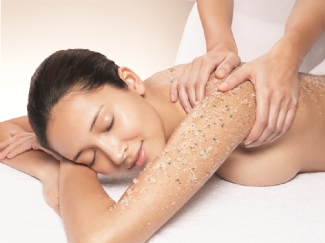 Body scrub at Mandarin Spa Nijmegen Uden